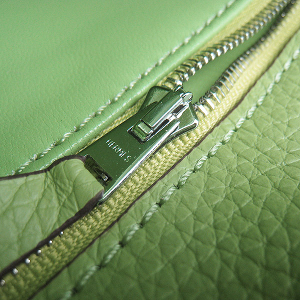 High Quality Hermes Kelly 35CM Togo Leather Bag Green 6308